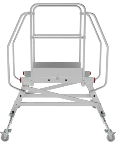 Передвижная двухсторонняя лестница-подмости с платформой 3 ступени NV5520 Новая высота 5520203