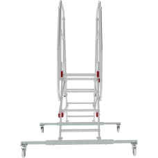 Передвижная двухсторонняя лестница-подмости с платформой 4 ступени NV5520 Новая высота 5520204