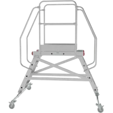 Передвижная двухсторонняя лестница-подмости с платформой 4 ступени NV5520 Новая высота 5520204
