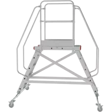 Передвижная двухсторонняя лестница-подмости с платформой 5 ступеней NV5520 Новая высота 5520205