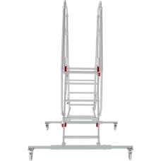 Передвижная двухсторонняя лестница-подмости с платформой 5 ступеней NV5520 Новая высота 5520205