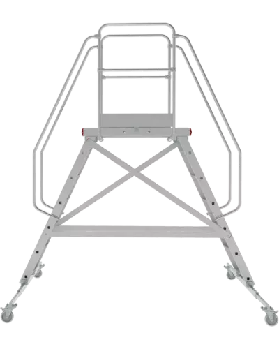 Передвижная двухсторонняя лестница-подмости с платформой 7 ступеней NV5520 Новая высота 5520207