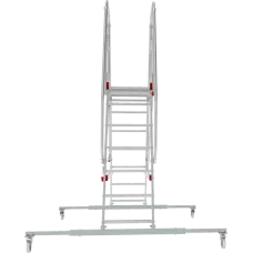 Передвижная двухсторонняя лестница-подмости с платформой 7 ступеней NV5520 Новая высота 5520207