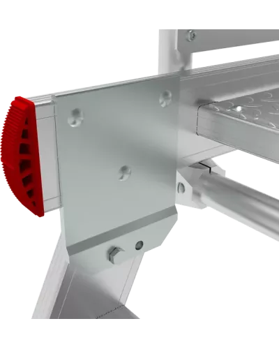 Передвижная двухсторонняя лестница-подмости с платформой 7 ступеней NV5520 Новая высота 5520207