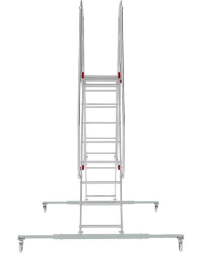 Передвижная двухсторонняя лестница-подмости с платформой 9 ступеней NV5520 Новая высота 5520209