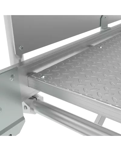 Передвижная двухсторонняя лестница-подмости с платформой 9 ступеней NV5520 Новая высота 5520209