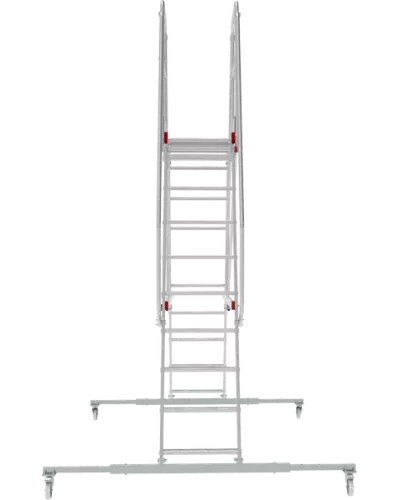 Лестница-подмости 2x10 передвижная двухсторонняя с платформой NV 5520 Новая Высота 5520210