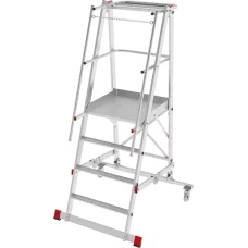 Передвижная складная лестница-стремянка с платформой 4 ступени NV5540 Новая высота 5540104