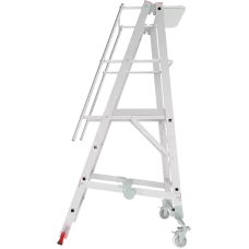 Передвижная складная лестница-стремянка с платформой 4 ступени NV5540 Новая высота 5540104