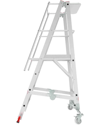 Передвижная складная лестница-стремянка с платформой 4 ступени NV5540 Новая высота 5540104