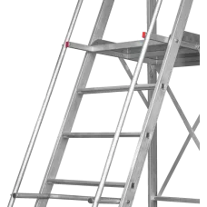 Передвижная складная лестница-стремянка с платформой 8 ступени NV5540 Новая высота 5540108