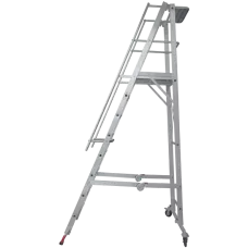 Передвижная складная лестница-стремянка с платформой 8 ступени NV5540 Новая высота 5540108
