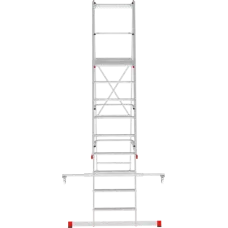 Передвижная складная лестница-стремянка с платформой 9 ступени NV5540 Новая высота 5540109
