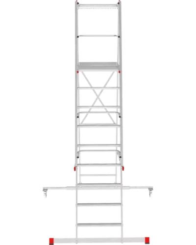Передвижная складная лестница-стремянка с платформой 9 ступени NV5540 Новая высота 5540109