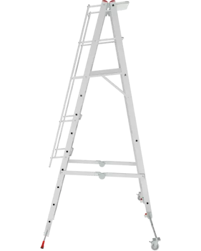 Передвижная складная лестница-стремянка с платформой 9 ступени NV5540 Новая высота 5540109