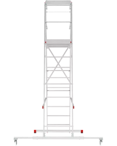Передвижная складная лестница-стремянка с платформой 9 ступени NV5540 Новая высота 5540109