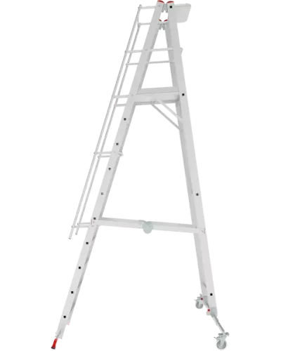 Передвижная складная лестница-стремянка с платформой 10 ступени NV5540 Новая высота 5540110