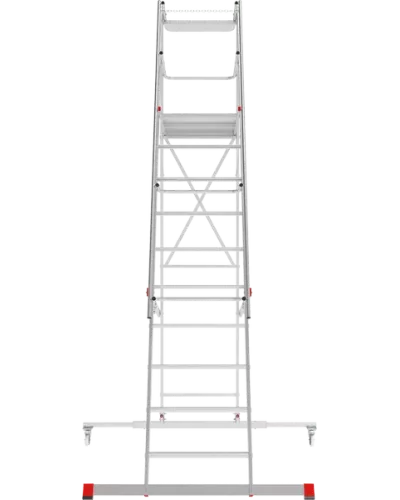 Передвижная складная лестница-стремянка с платформой 10 ступени NV5540 Новая высота 5540110