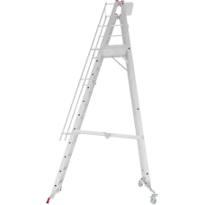 Передвижная складная лестница-стремянка с платформой 11 ступени NV5540 Новая высота 5540111