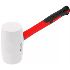 Киянка резиновая, 910 г, белая резина, фибергласовая рукоятка MATRIX 11198