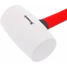 Киянка резиновая, 910 г, белая резина, фибергласовая рукоятка MATRIX 11198