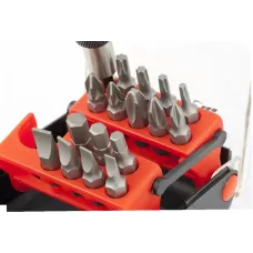 Набор бит, адаптер для бит, сталь S2, 18 предметов MATRIX  11316