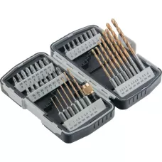 Набор бит и свёрл, магнитный адаптер, 40 шт MATRIX 11322