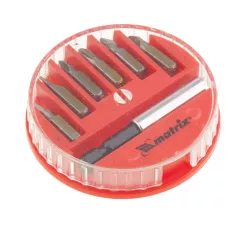 Набор бит, магнитный адаптер для бит, сталь 45Х MATRIX 11392