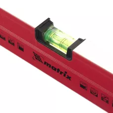 Уровень алюминиевый магнитный 400 мм, 3 глазка, усиленный MATRIX 34704