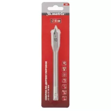 Сверло по дереву перовое, 10 мм шестигранный хвостовик MATRIX 70404