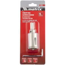 Сверло алмазное по керамограниту, 22 х 67 мм MATRIX 726223