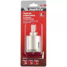 Сверло алмазное по керамограниту, 38 х 67 мм MATRIX 726383