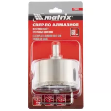 Сверло алмазное по керамограниту, 65 х 67 мм MATRIX 726653