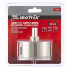 Сверло алмазное по керамограниту, 80 х 67 мм MATRIX 726803