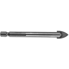 Сверло по керамической плитке и стеклу, 10 мм, шестигранный хвостовик MATRIX 72838