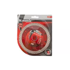 Диск алмазный, отрезной сплошной, 125 мм, сухая резка MATRIX  73124