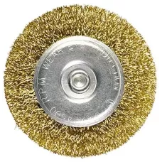 Щетка для дрели, 40 мм, плоская со шпилькой MATRIX 74442