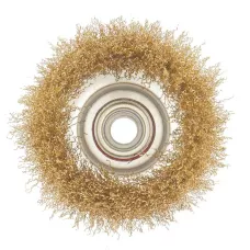 Щетка для УШМ, 100 мм, М14, "чашка",витая проволока MATRIX 74605