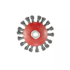 Щетка для УШМ, 115 мм, М14, "тарелка", проволока 0,5 мм MATRIX 74610