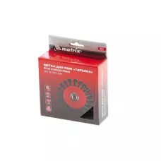 Щетка для УШМ, 115 мм, М14, "тарелка", проволока 0,5 мм MATRIX 74610