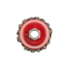 Щетка для УШМ, 65 мм, М14, "чашка", проволока 0,35 мм MATRIX 74613