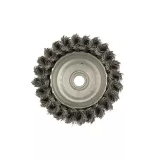 Щетка для УШМ, 100 мм, М14, "чашка", проволока 0,35 мм MATRIX 74615