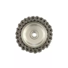 Щетка для УШМ, 125 мм, М14, "чашка", проволока 0,35 мм MATRIX 74617