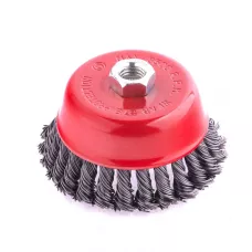 Щетка для УШМ, 100 мм, М14, "чашка", проволока 0,8 мм MATRIX 74623