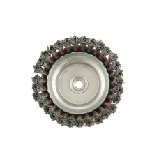 Щетка для УШМ, 150 мм, М14, "чашка", проволока 0,8 мм MATRIX 74626