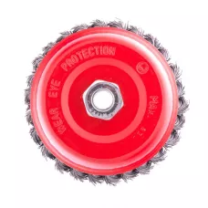 Щетка для УШМ, 125 мм, М14, "чашка", проволока 0,5 мм MATRIX 74627