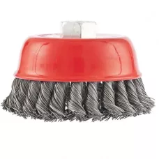 Щетка для УШМ, 100 мм, М14, "чашка", проволока 0,5 мм MATRIX 74628