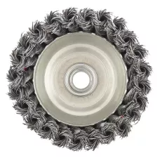 Щетка для УШМ, 100 мм, М14, "чашка", проволока 0,5 мм MATRIX 74628