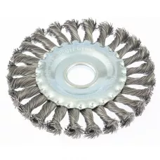 Щетка для УШМ 125 мм, посадка 22,2 мм, проволока 0,5 мм MATRIX 74632