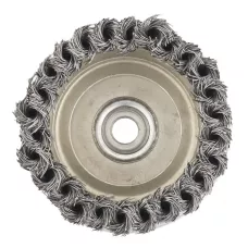 Щетка для УШМ, 100 мм, М14, "чашка", проволока 0,5 мм MATRIX 74672